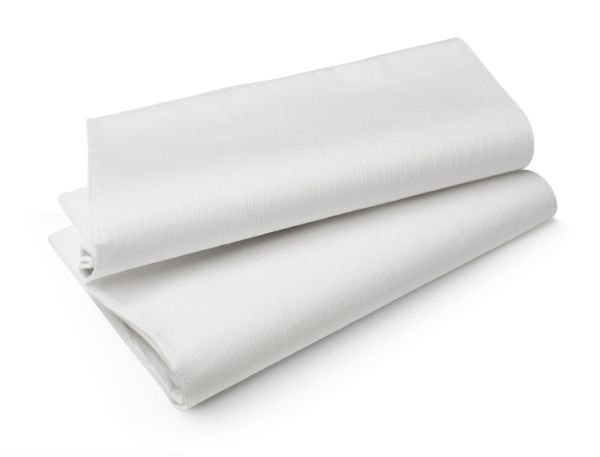 Dug Stikdug Evolin 127x127 cm Hvid,50 stk/krt