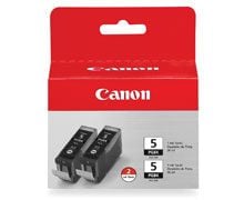 Canon PGI-5 Black Twin Pack - 2-pack - svart - original - blekkbeholder - for PIXMA iP3500, iP4500, iP5300, MP510, MP520, MP610, MP810, MP960, MP97...