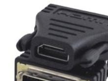 MicroConnect - Videosovitin - HDMI naaras DVI-D uros - HDMI naaras DVI-D uros