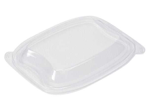 Låg Bistro Warm 1-rum rektangulær L190xB155xH23mm PP Klar,6 ps x 50 stk/krt
