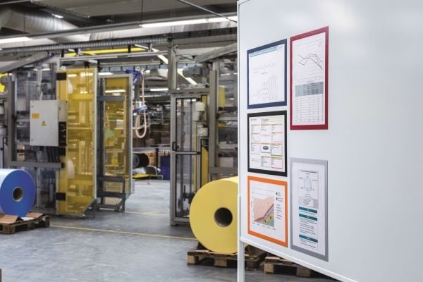 Skilt Durable DURAFRAME® MAGNETIC A3 sort ramme - (5 stk.)