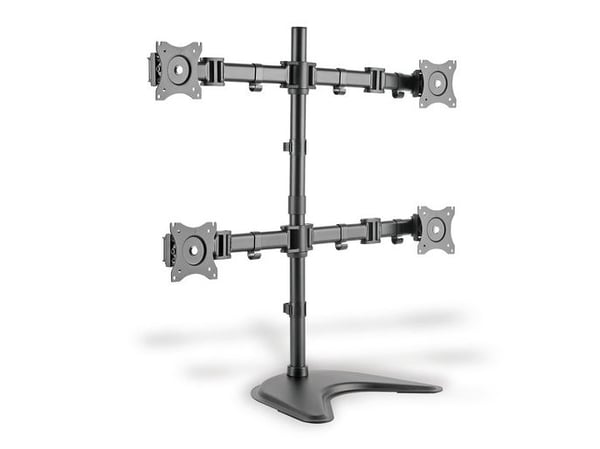 Digitus Universal - Stativ - for 4 LCD-skjermer - skjermstørrelse: inntil 27"