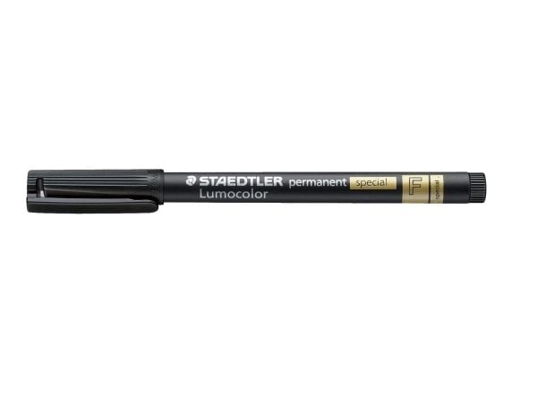 Marker Staedtler Lumocolor 319 F-9 Special 0,6 mm sort permanent nano - (10 stk.)