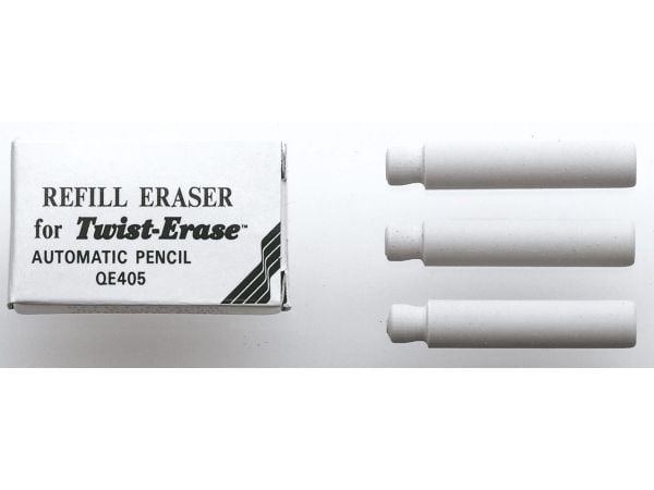 Pentel E10, Valkoinen, Aikuinen & lapsi, Side FX, Twist-Erase CLICK, Twist-Erase EXPRESS, Twist-Erase III, 3 kpl