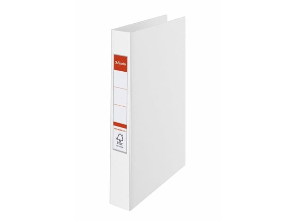 Esselte Standard - Ringperm - bokryggbredde: 35 mm - for A4 (210 x 297 mm) - kapasitet: 190 ark - livlig hvit