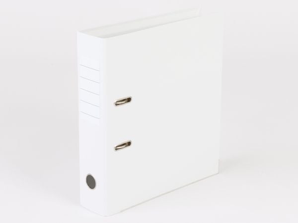 Brevordner, Q-Line hvid, Metalskinne, 75mm, 210x297mm antal ringe: 2 - (10 stk.)