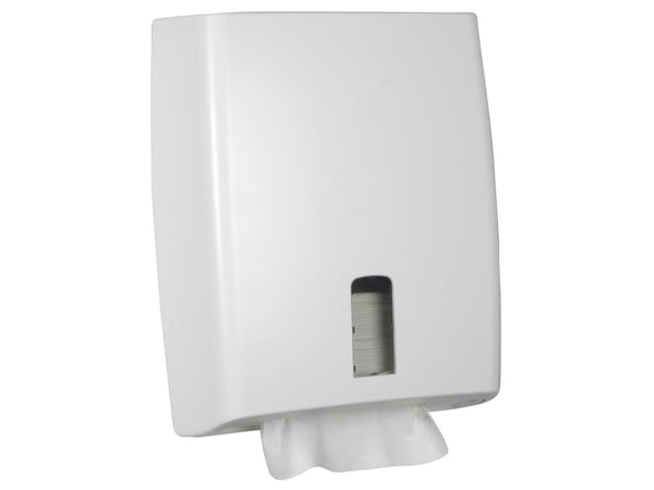 Dispenser Håndklædeark Pristine Medium D13.2xB30.5xH38.9cm Plast Hvid,stk
