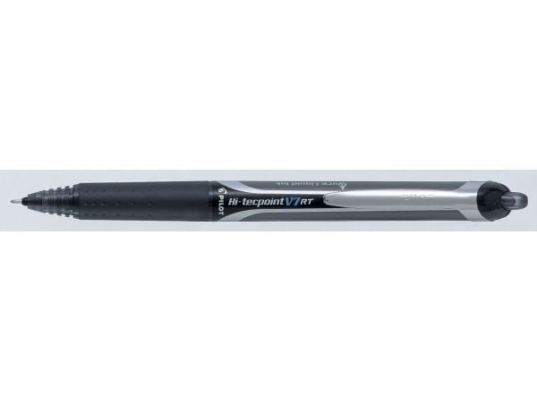 Rulla Pilot Hi-tecpoint V7 RT musta viivanleveys 0,4mm - (12 kpl)