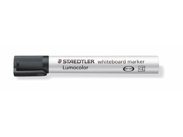 Staedtler 351, 1 kpl, Musta, Pyöreä pää, Musta, Valkoinen, Valkoinen, Polypropeeni (PP)