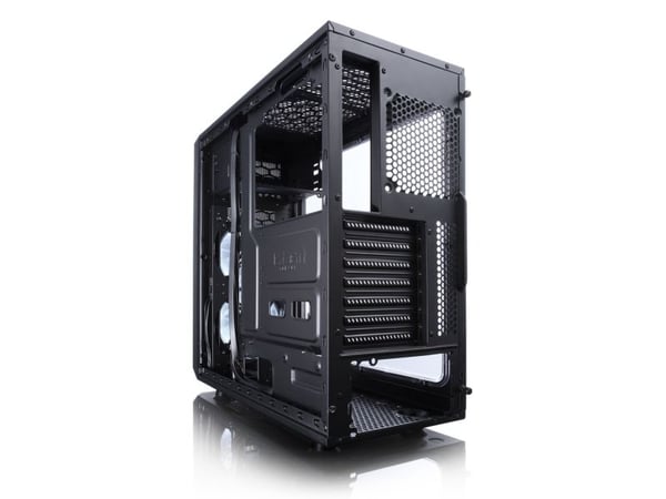 Fractal Design Focus G - Tower - ATX - sidepanel med vindu - ingen strømforsyning (ATX) - svart - USB/lyd