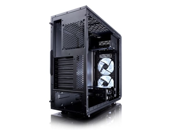Fractal Design Focus G - Tower - ATX - sidepanel med vindu - ingen strømforsyning (ATX) - svart - USB/lyd