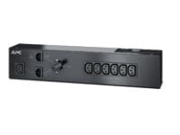 APC Service Bypass Panel - Strømfordelerenhet (kan monteres i rack) - AC 230 V - 1500 VA - inngang: IEC 60320 C14 - utgangskontakter: 7 - 2U - svar...