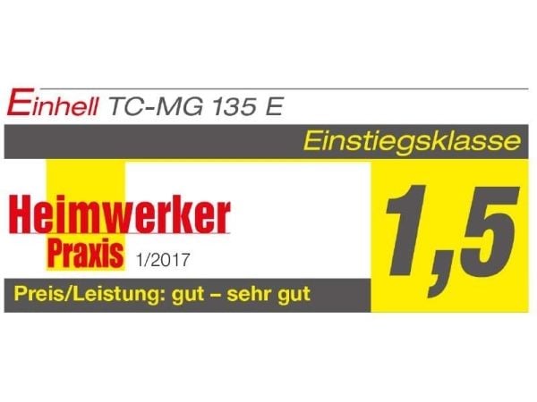 Einhell TC-MG 135 E, skjæring / kapping, Borring, Sliping, Hengekrok, Sort, Rød, 35000 OPM, 10000 OPM, AC