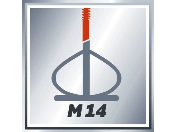 Einhell TC-MX 1400-2 E, Mørtel, Maling, Rød, M14, 780 RPM, 13,3 cm, 1400 W