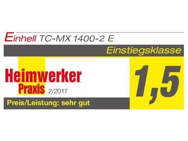 Einhell TC-MX 1400-2 E, Mørtel, Maling, Rød, M14, 780 RPM, 13,3 cm, 1400 W