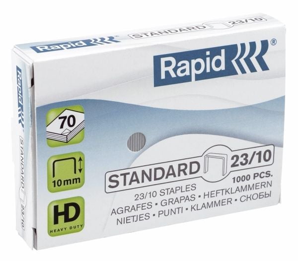 Hæfteklammer Rapid 23/10 standard (1000 stk.)