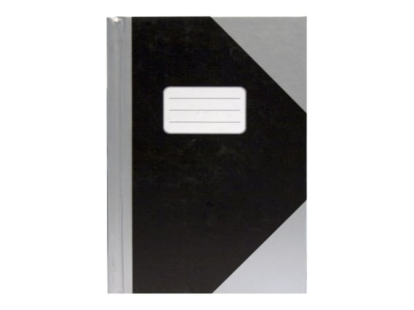 Kinabok A4 linjerad silver - (5 st)
