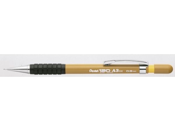 Pencil, Pentel, A319-Y, 0,9MM, sort