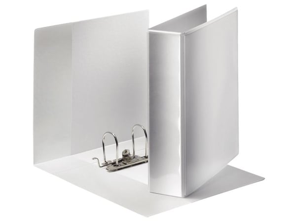 Esselte esityskansio A4+ 75mm, A4, Muovi, Valkoinen, 500 arkkia, 80 g/m², 5 cm