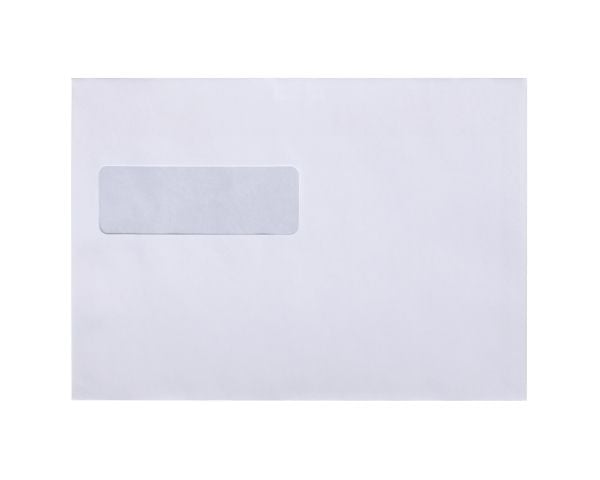 BONG Mailman - Konvolutt - International C5 (162 x 229 mm) - lommebok - åpen side - selvklebende (Peel & Seal) - 1 vindu - utskrivbar - fargekantfo...