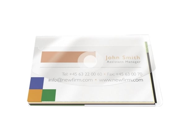 B.N.T 455700, Transparent, 1 kort, 105 x 60 mm