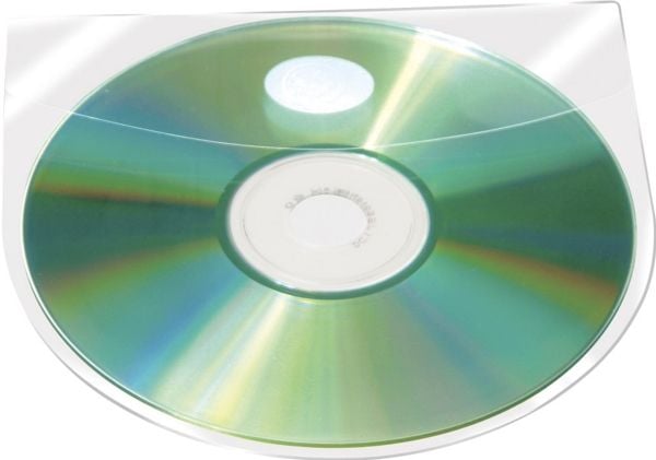 CD lomme, Bantex transparent, 127x127mm pakke a 6 stk