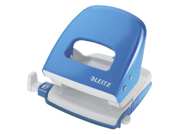 Hullemaskin Leitz 5008 NeXXt, 2-hulls 30 ark Lyseblå