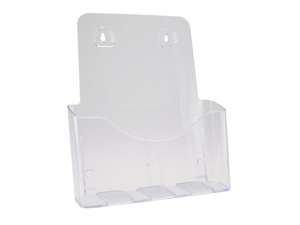 Broschyrhållare BNT A4 klar 1 fack för bord/vägg 297x210mm