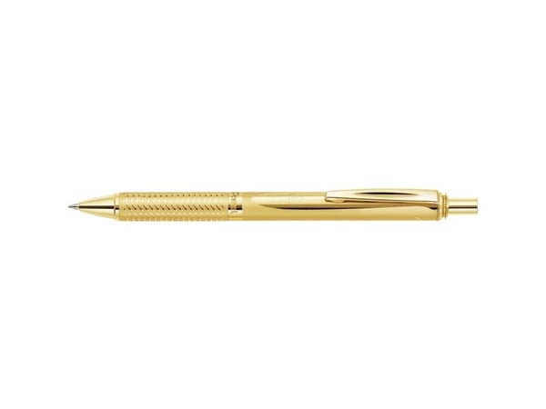 Rollerpen Pentel EnerGel BL407X-A gold med trykmekanisme