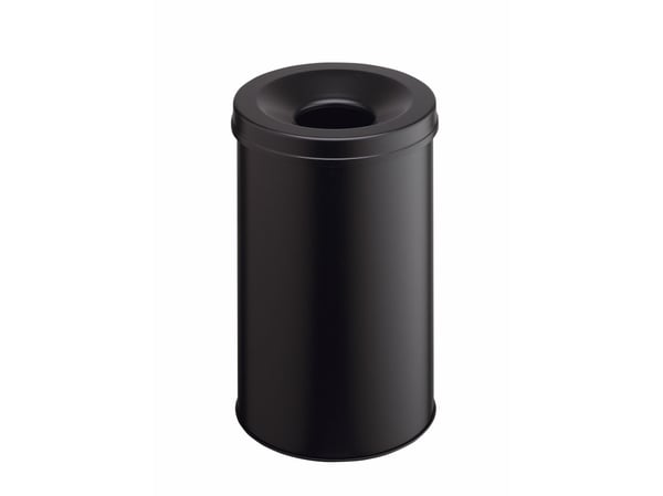 Papirkurv brandsikker Durable SAFE 30 sort metal