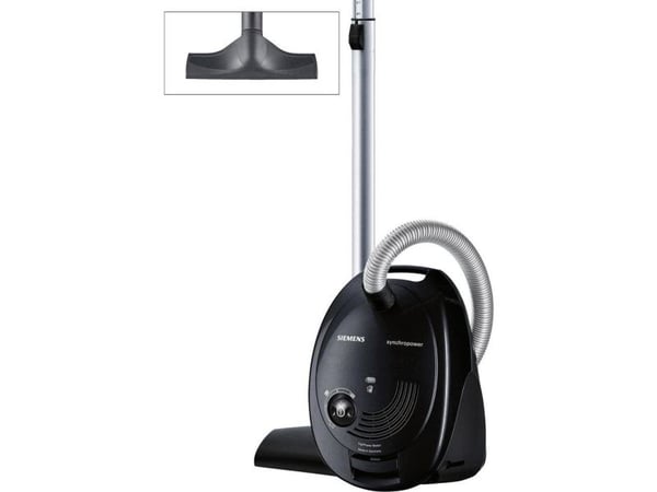 Siemens Synchropower VS06A212 - Støvsuger - kanister - pose - svart