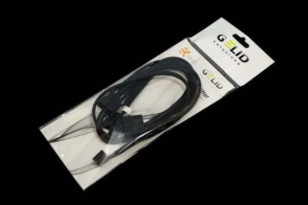 EkWaterBlocks - Viftestrømsplitter - 4-pin intern strøm, 4-pins PWM (hann) til 4-pins PWM (hunn) - 80 cm