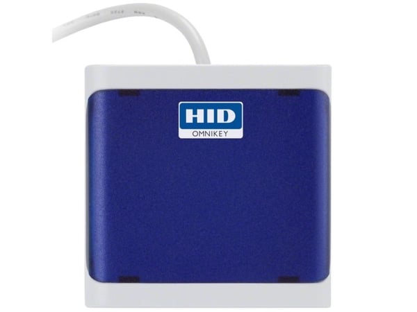 HID OMNIKEY 5022 - SMART-kortleser - USB 2.0 - lysegrå, mørk blå