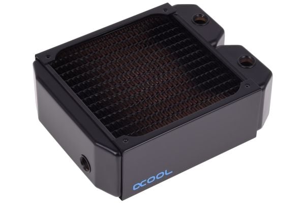 Alphacool NexXxoS UT60, Kjøleribbe, Kopper, Stål, Sort, 14 cm, 186 mm, 144 mm