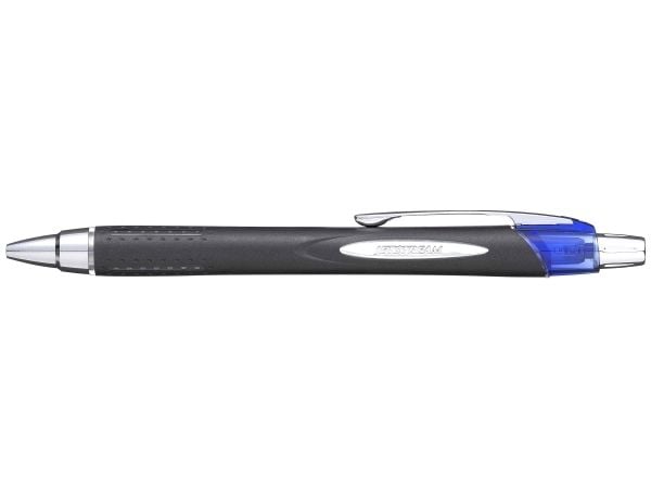 Uni UniBall, Kuglepen, Sort, Rød, Sølv, Blå, 1 mm, Ambidextrous, kaksikätinen