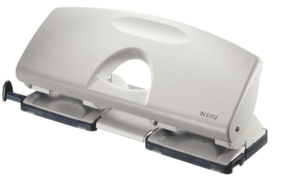 Leitz - Hålslag - 25 ark / 2.5 mm - 4 hål - vit