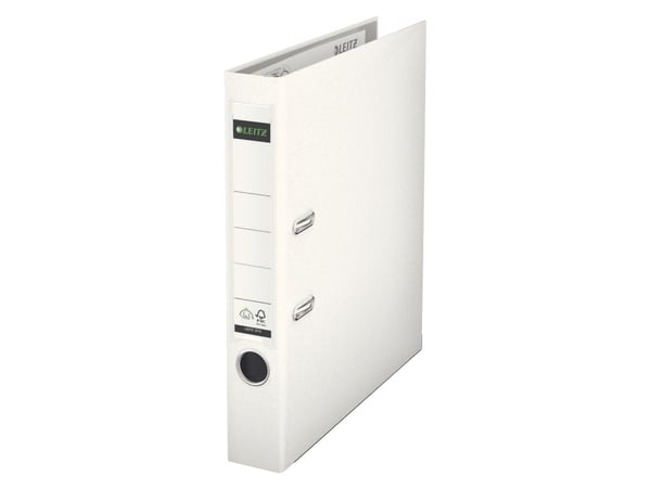 Brevordner Leitz 180° PP A4 50mm hvid - (10 stk.)