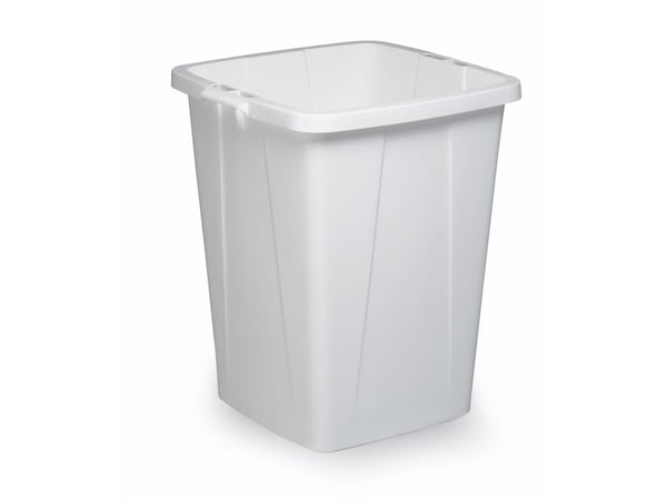 Affaldsspand Durable Durabin 90L firkantet hvid