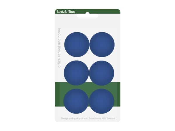 Magneetit 30mm 6kpl, Bl�90x10x160mm 0,05kg (6kpl) - (6 kpl per pakkaus) - (6 kpl per pakkaus)