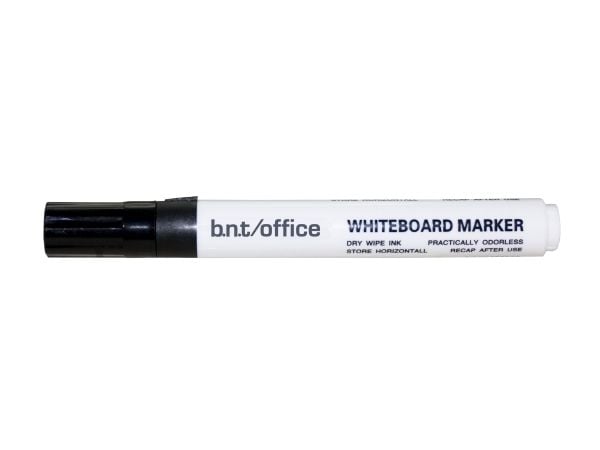 Whiteboardmarker WERA svart rund 1-3mm - (12 st.)