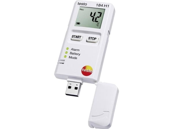 testo 0572 1845 184 H1 Multi-datalogger Mål Temperatur, Luftfugtighed -20 til +70 °C 0 til 100 % rF 0 til 100 % rF