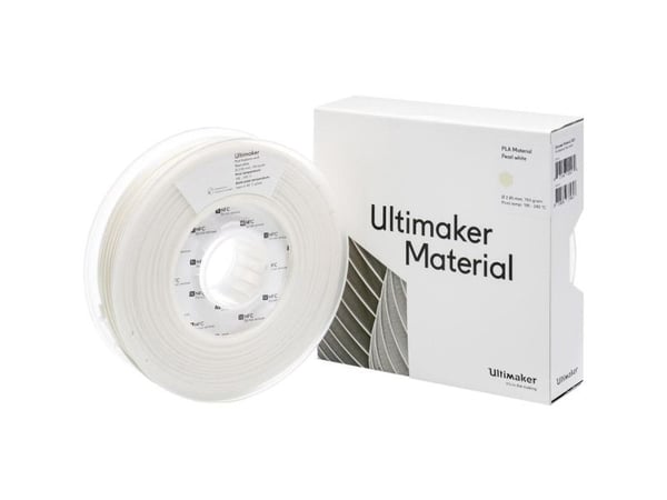 UltiMaker PLA - M0751 Pearl White 750 - 211399 PLA-filament 2,85 mm 750 g Pearl White (1 stk.)