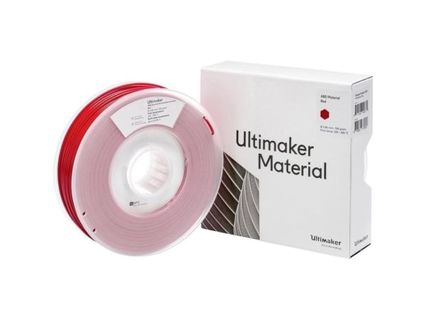 UltiMaker ABS - M2560 Red 750 - 206127 ABS-filament 2,85 mm 750 g rød 1 stk