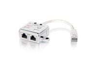 Equip 127603, Cat5e, Metallisk, Hvit, 0,15 m, Hankjønn/hunkjønn, -40 - 80 °C, 58 mm