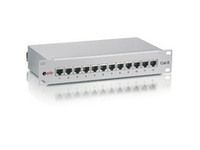 Equip 208014, Gigabit Ethernet, 1000 Mbit/s, RJ-45, Cat6, Cat6e, Grå, Stål