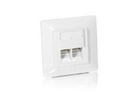 Equip 125721, RJ-45, 5e, Valkoinen, Muovi, 80 mm, 39 mm