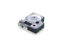 DYMO D1 - Selv-adhesiv - sort på blått - Rull (0,9 cm x 7 m) 1 kassett(er) merketape - for LabelMANAGER 120P, 210D, 220P, 350D, 450D; LabelPOINT 25...