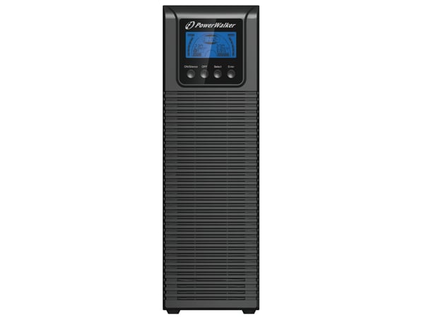 PowerWalker VFI 3000 TGS - UPS - AC 176 - 300 V - 2700 watt - 3000 VA - uten batteri - RS-232, USB - utgangskontakter: 3