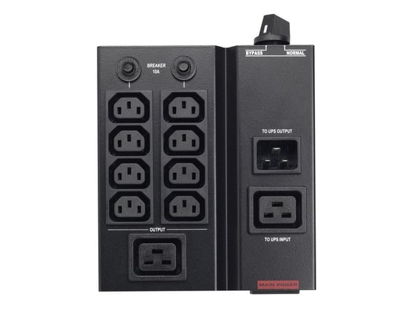 PowerWalker MBS/PDU IEC 1-3kVA - Tehonjakoyksikkö - AC 208/220/230/240 V - lähtöliittimet: 9 - musta
