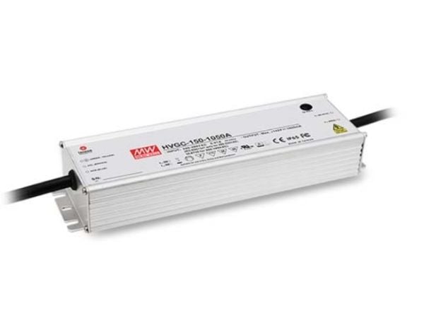 MEAN WELL HVGC-150-700A, 150,5 W, IP67, 50000 timer, 47 ~ 63 Hz, 0.5, 0.38 A, 0,7 A MEAN WELL HVGC-150-700A, 150,5 W, IP67, 50000 timer, 47 ~ 63 Hz, 0.5, 0.38 A, 0,7 A